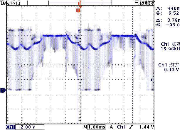 ▲ 图1.3.3 三相电机输出电压波形
