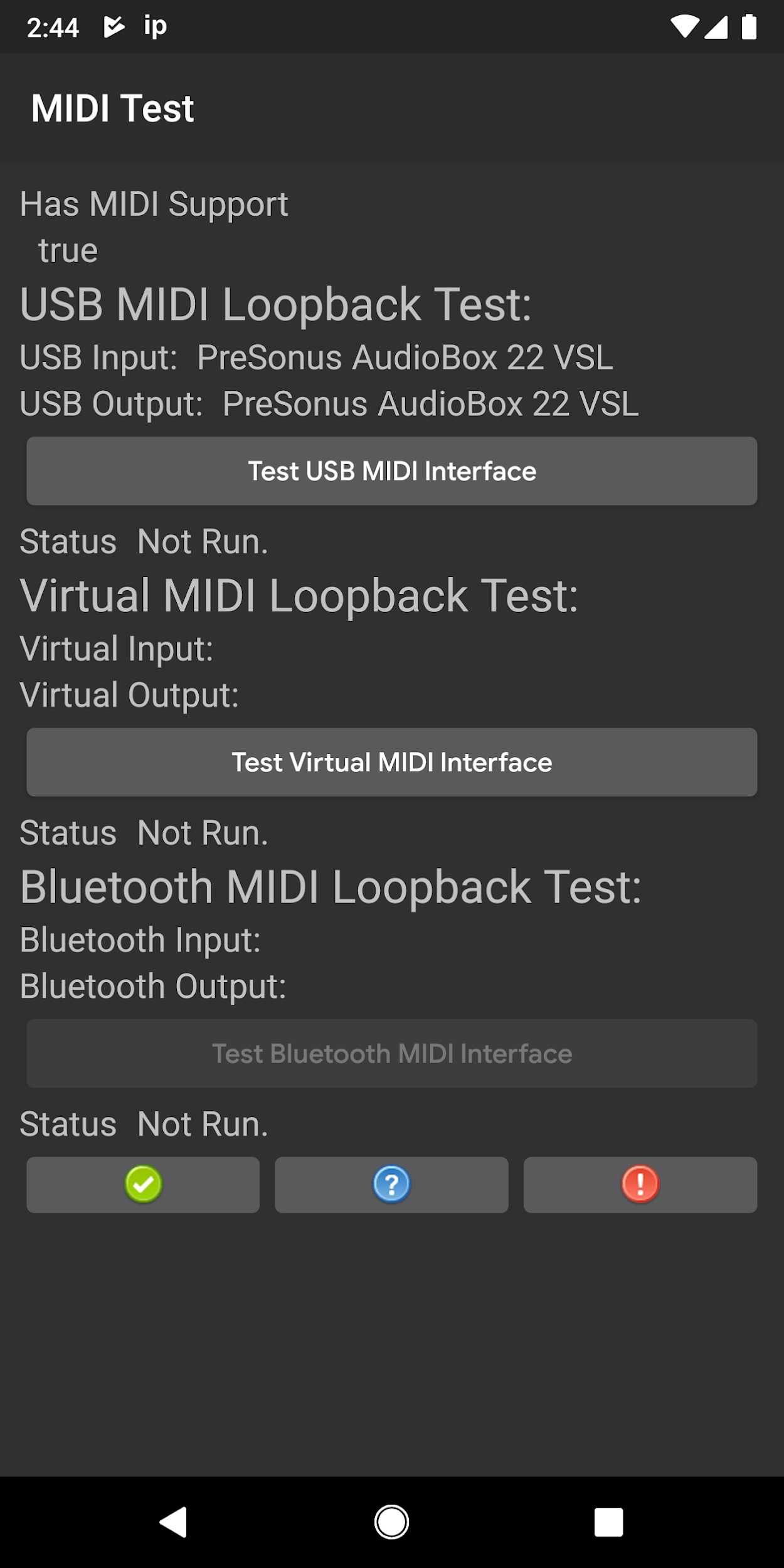 USB MIDI 环回
