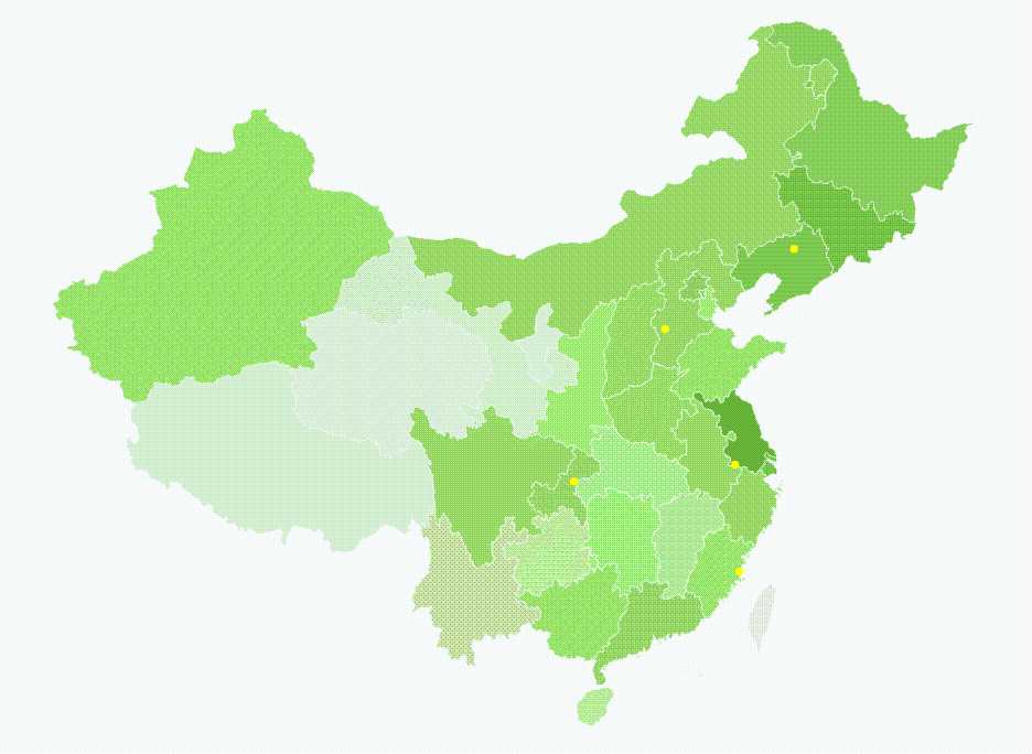 地图散点动图