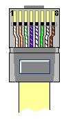 图2-1  RJ45连接器
